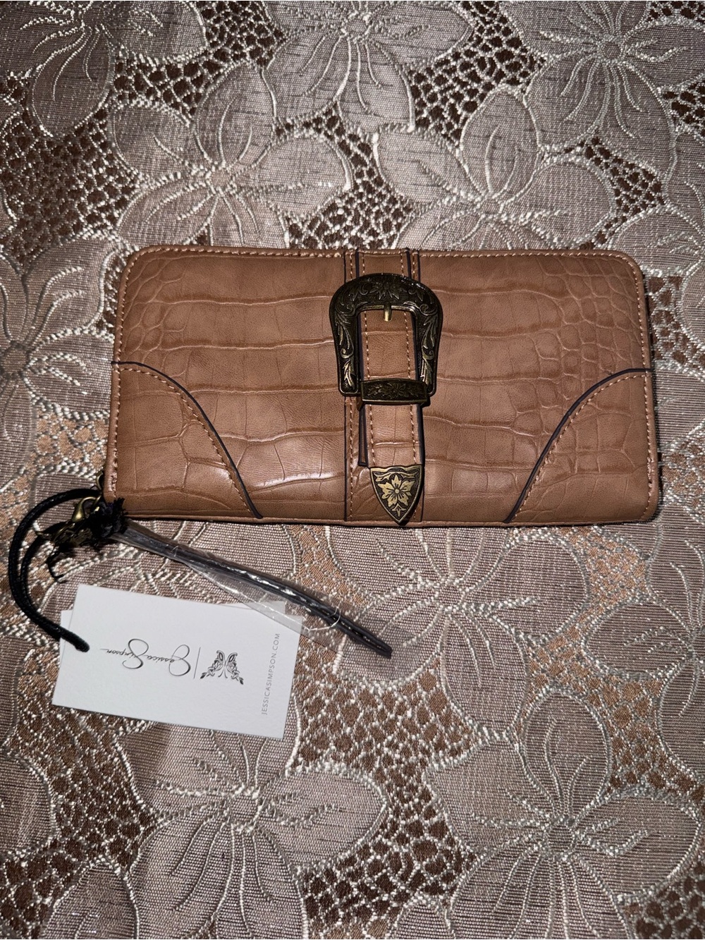 NWT Jessica Simpson Belt Buckle Wallet